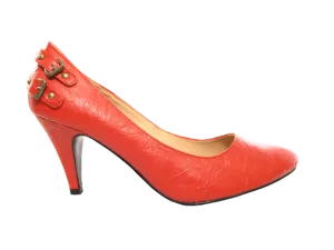 Damen High Heel Plateau Pumps Abendschuhe Stilettos Red # 7115