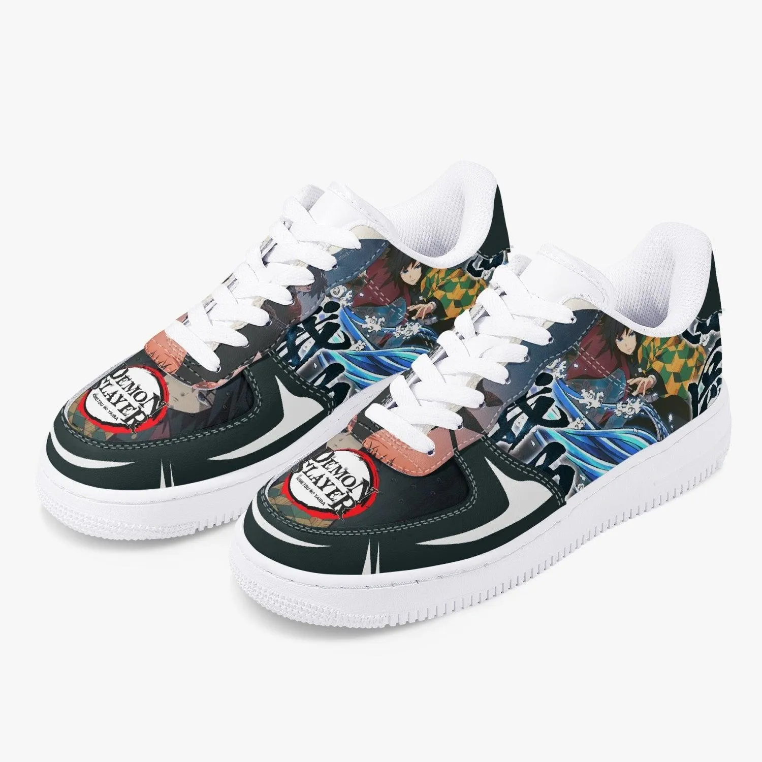 Demon Slayer Giyu Tomioka AF1 Anime Shoes