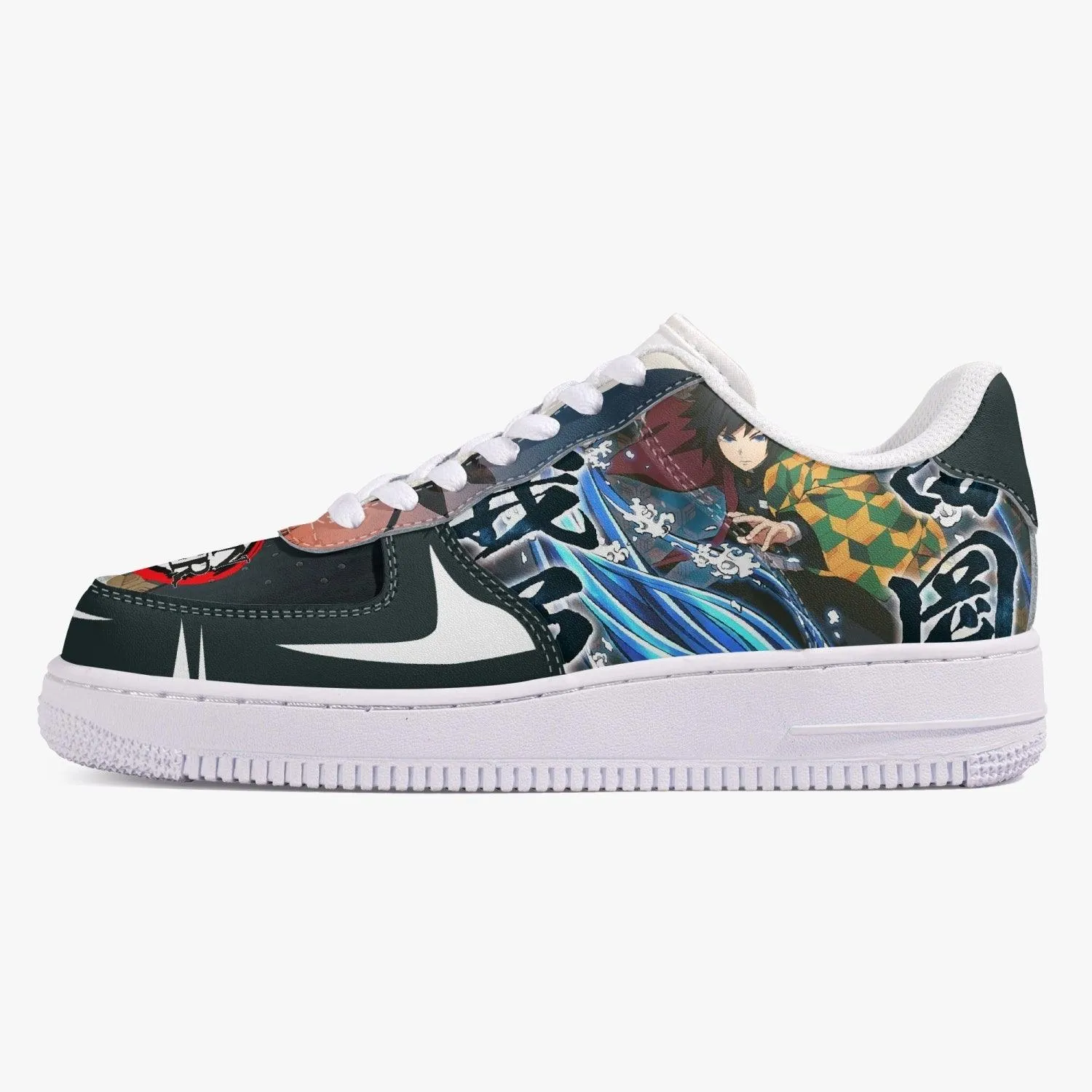 Demon Slayer Giyu Tomioka AF1 Anime Shoes