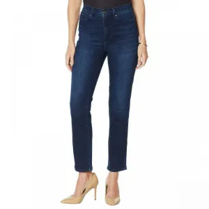 DG2 by Diane Gilman Women's Straight Ankle Jeans