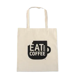 Eat Your Coffee Canvas Tote Bag