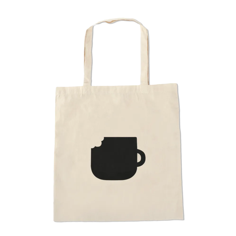 Eat Your Coffee Canvas Tote Bag