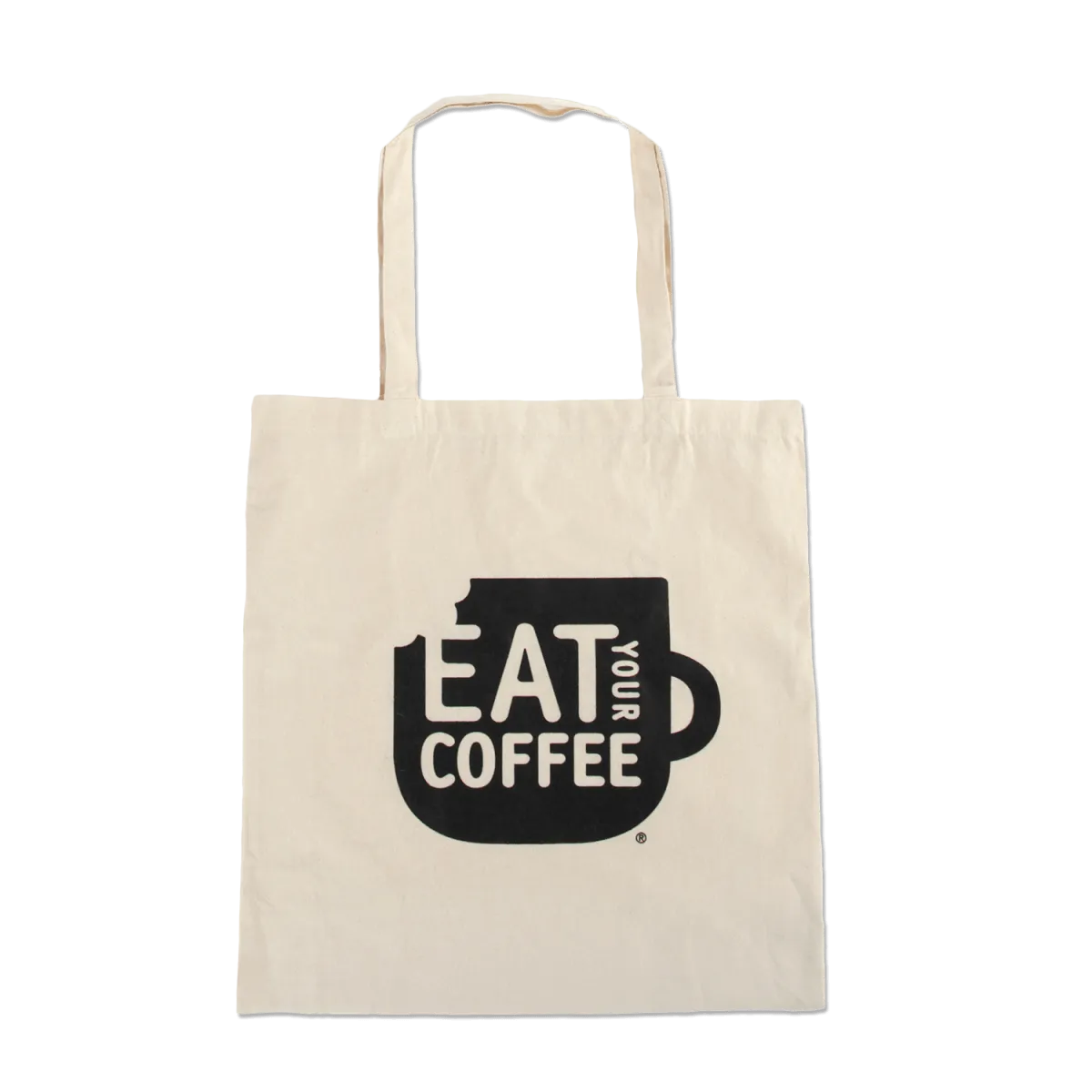 Eat Your Coffee Canvas Tote Bag