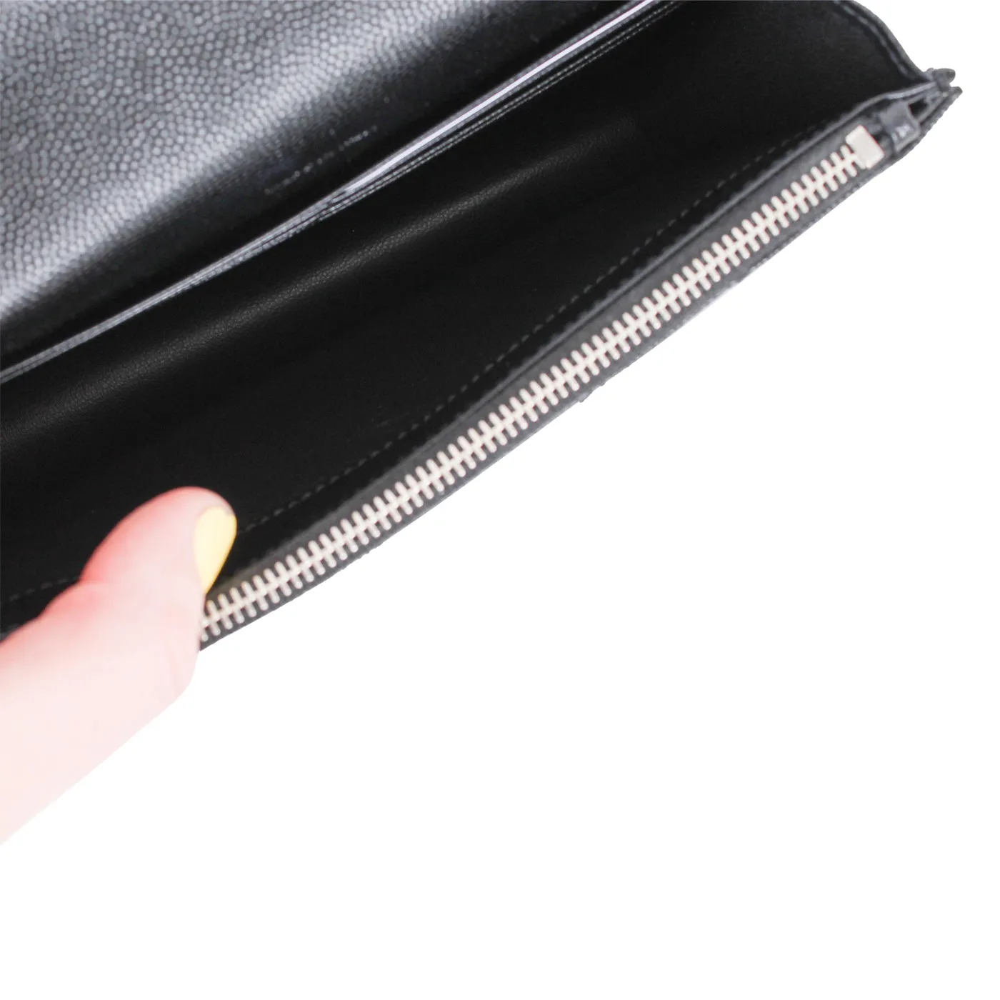 Envelope Chain Wallet - Black