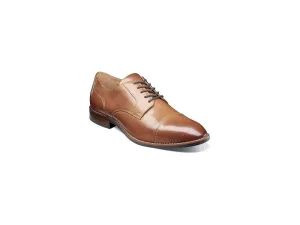 FIFTH AVE FLEX Cap Toe Oxford in Cognac by Nunn Bush