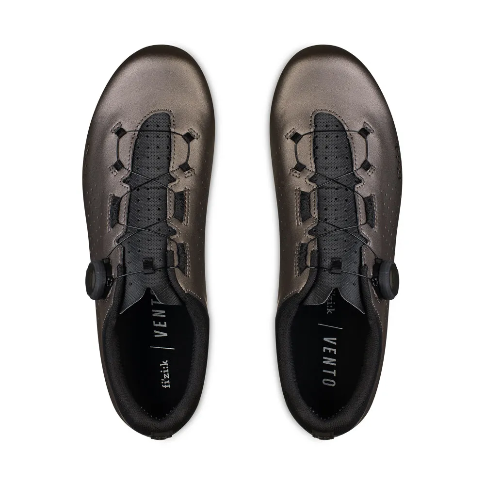 Fizik Vento Omna Metallic Gun Metal/Black Road Cycling Shoes