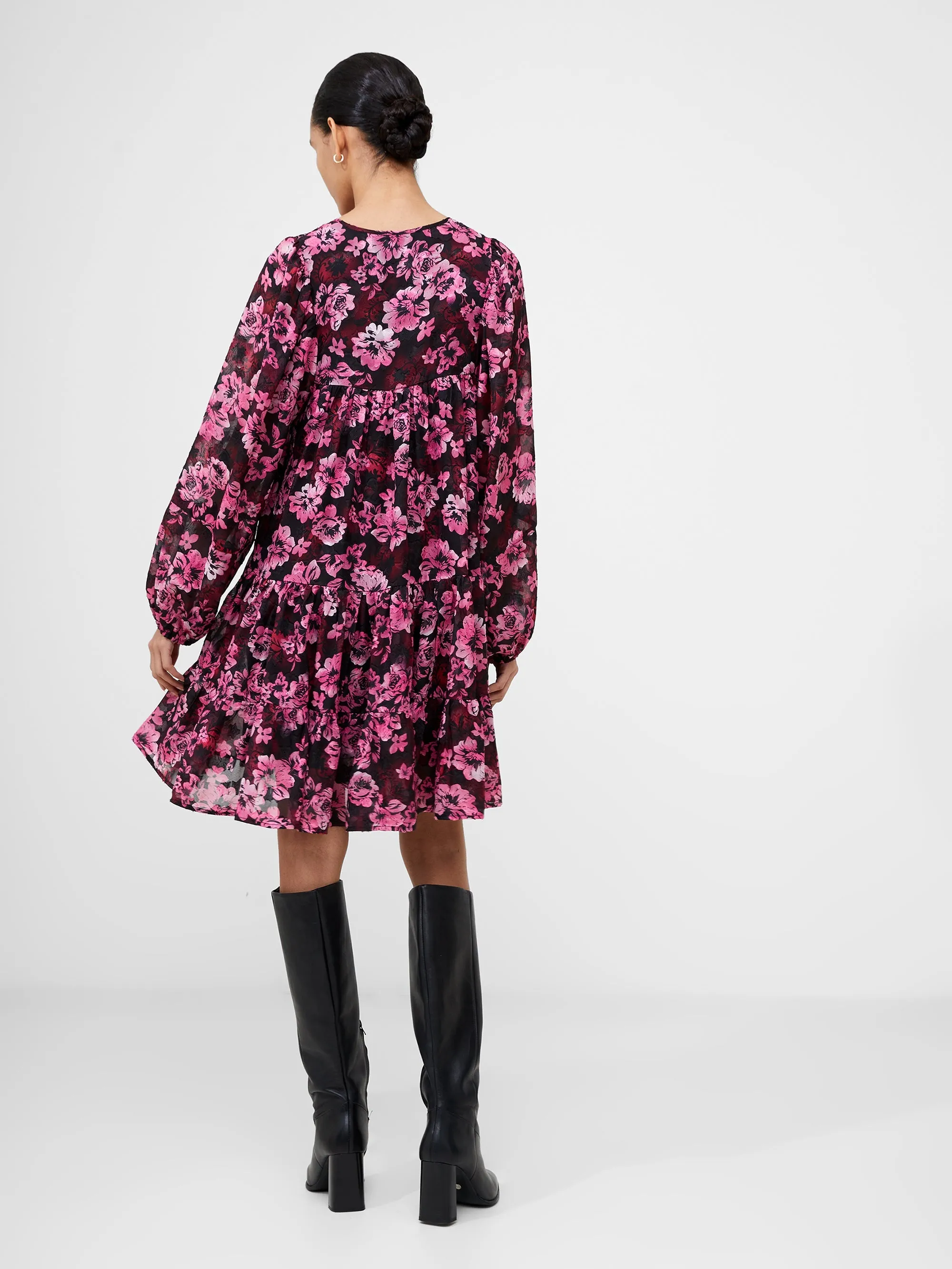 Floral Smock Mini Dress