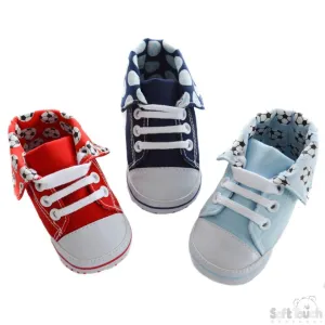 Football PU Trainers (B2196) 6/9 9/12 12/15 mths