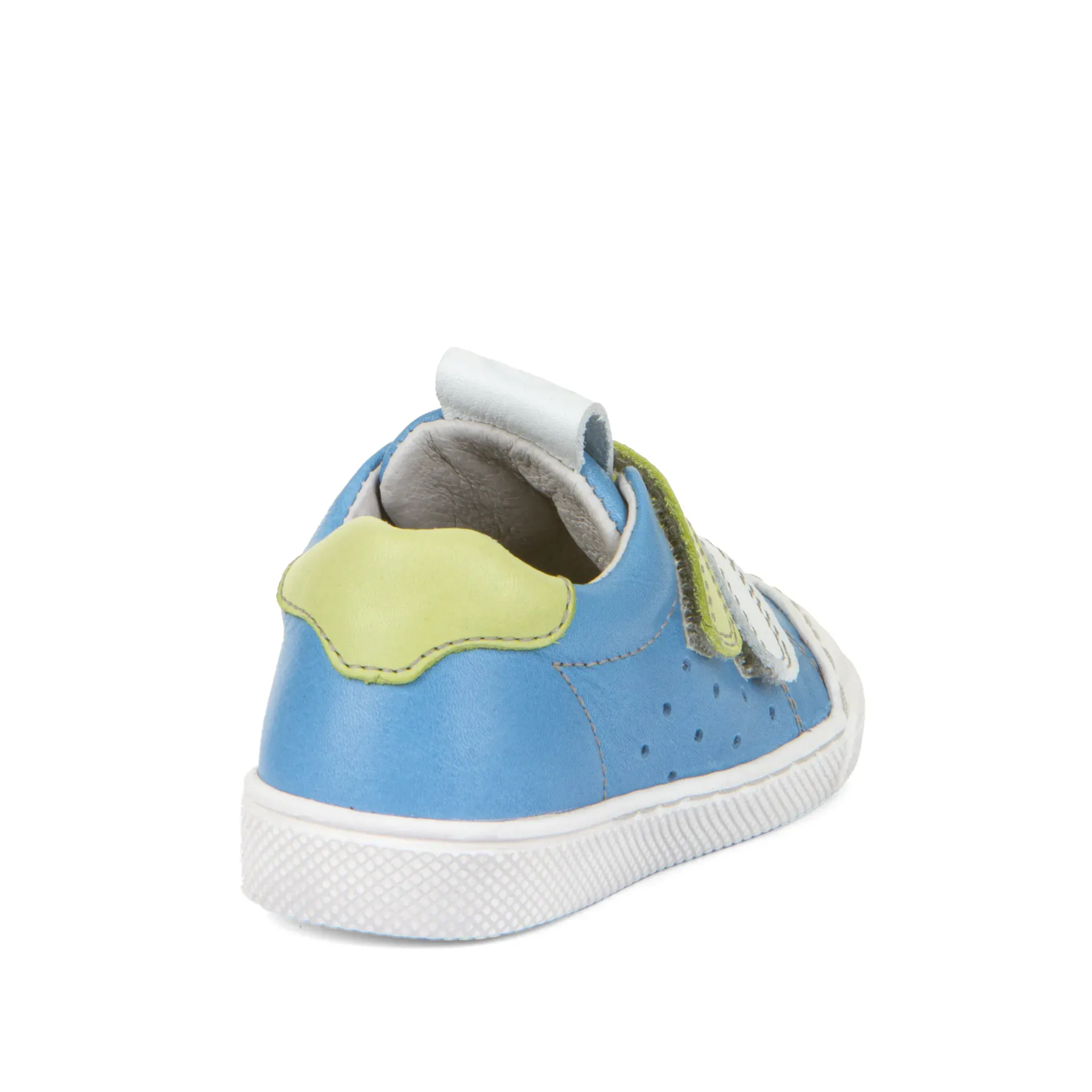 Froddo Boy's and Girl's Rosario Casual Shoes with Hoop and Loop Closure - Blue/White