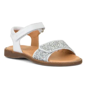 Froddo Girl's Lore Sparkle Sandals - White