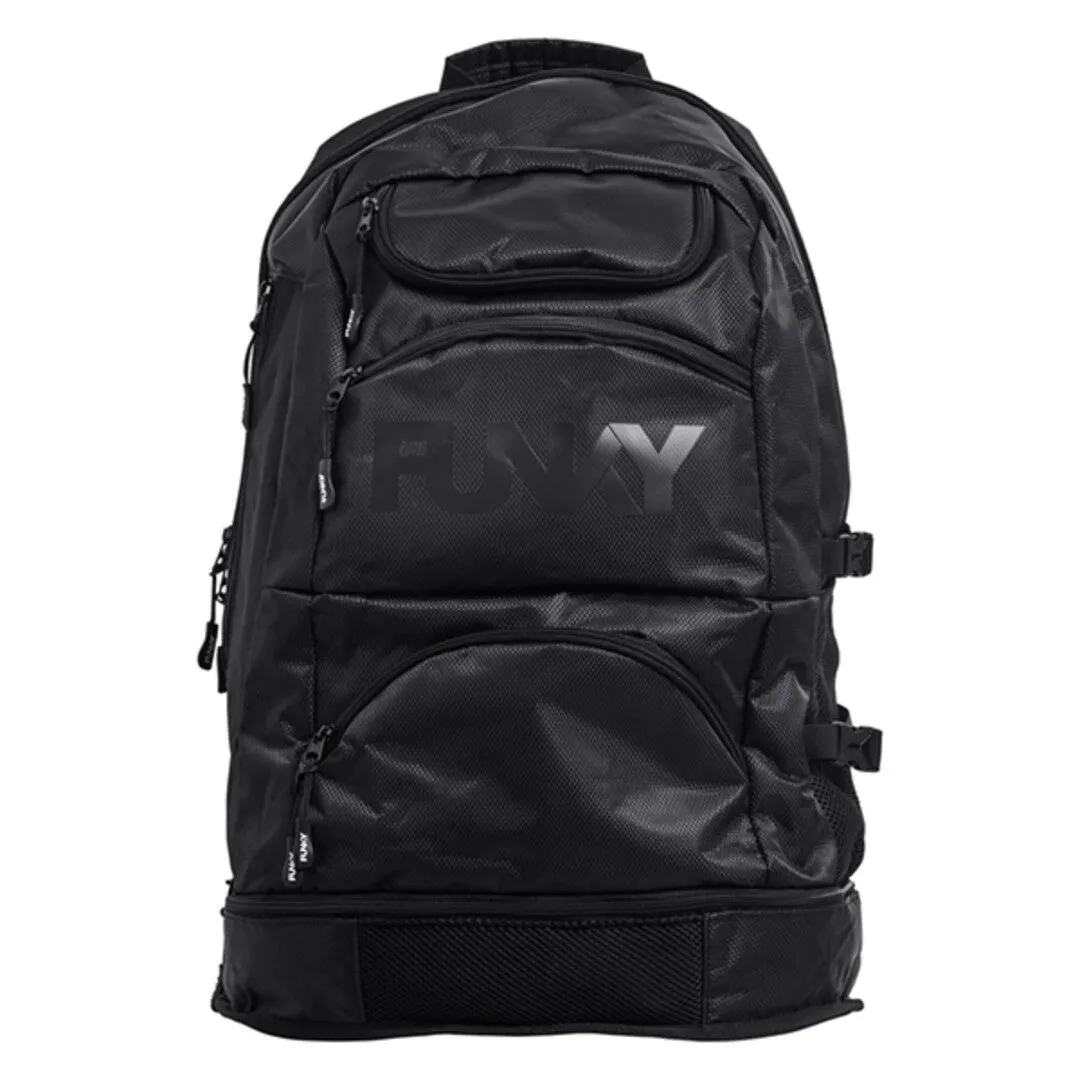 Funky Expandable Elite Squad Backpack - Back to Black