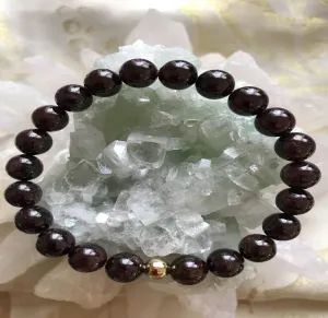 Garnet Genuine Crystal Bracelet