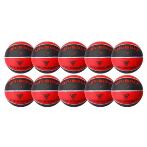 Hit Sport Dribble Basketball Size 7 | 10 Pack