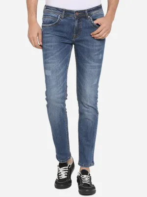 Insignia Blue Solid Slim Fit Jeans | JadeBlue