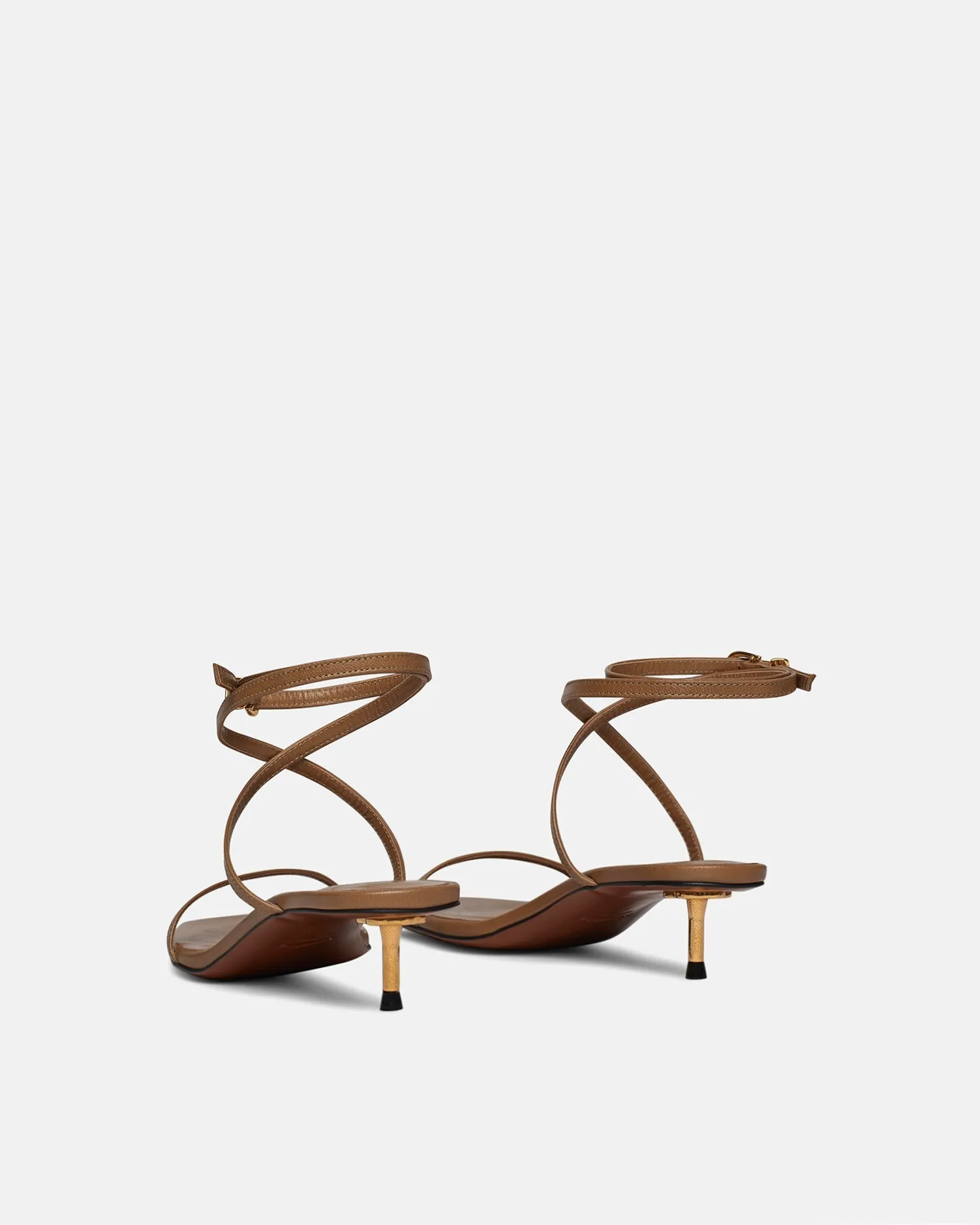 Jol - Leather Sandals - Nut Brown