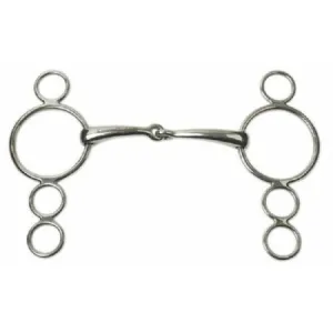 JP Korsteel European Elevator Gag Snaffle Bit