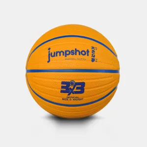 Jumpshot 3x3 Yellow Rubber Basketball