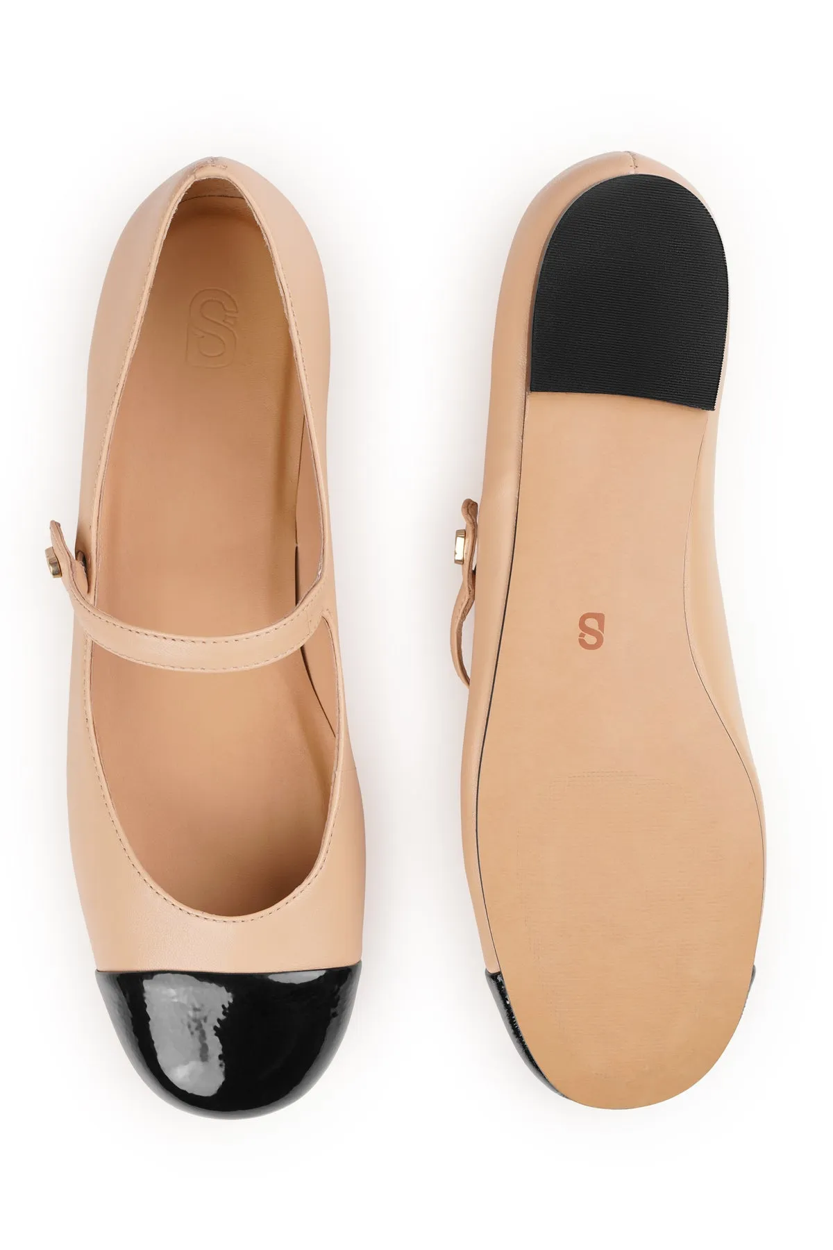 Katy Mary Janes - Beige