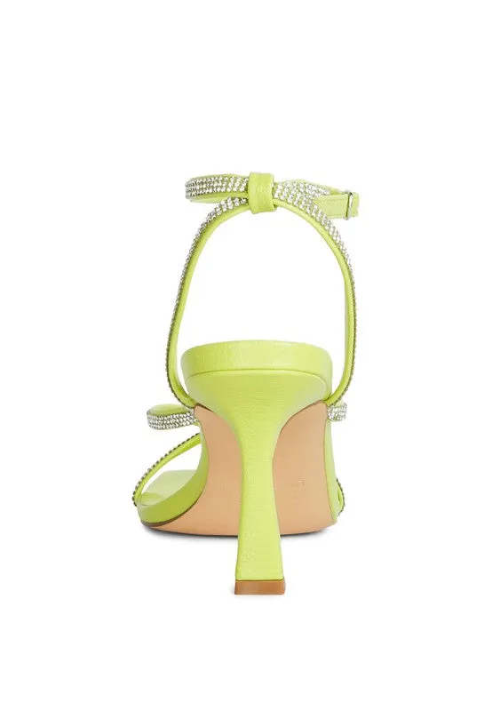 KESLEY Strappy Sandal with Kitten Heel Women's Shoes