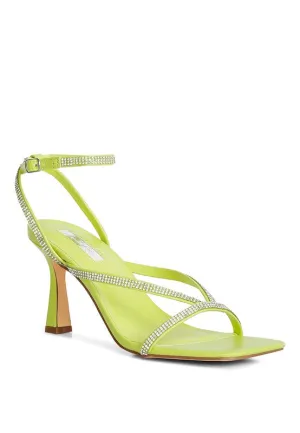 KESLEY Strappy Sandal with Kitten Heel Women's Shoes