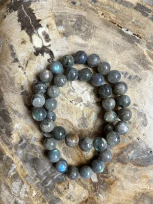 Labradorite | Large Beaded Crystal Bracelet