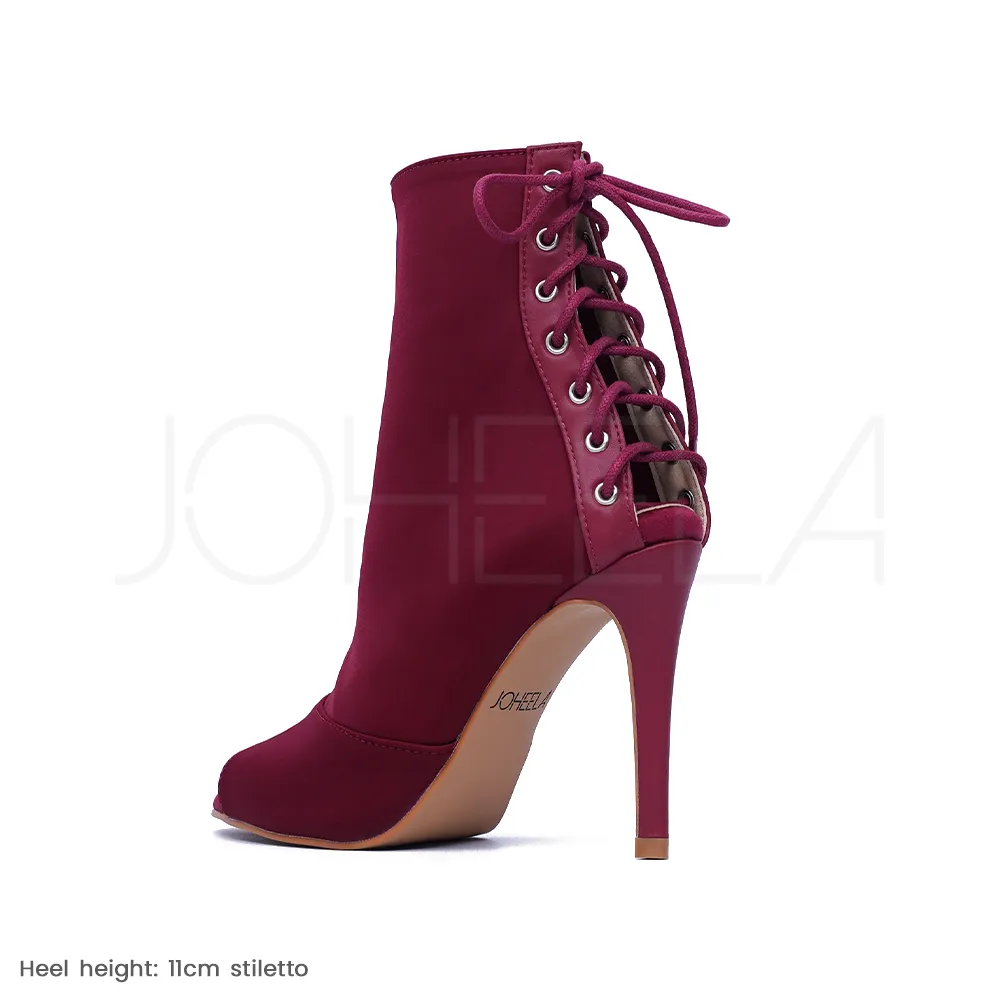 Louane bordeaux - Talons stilettos slim - Personnalisable