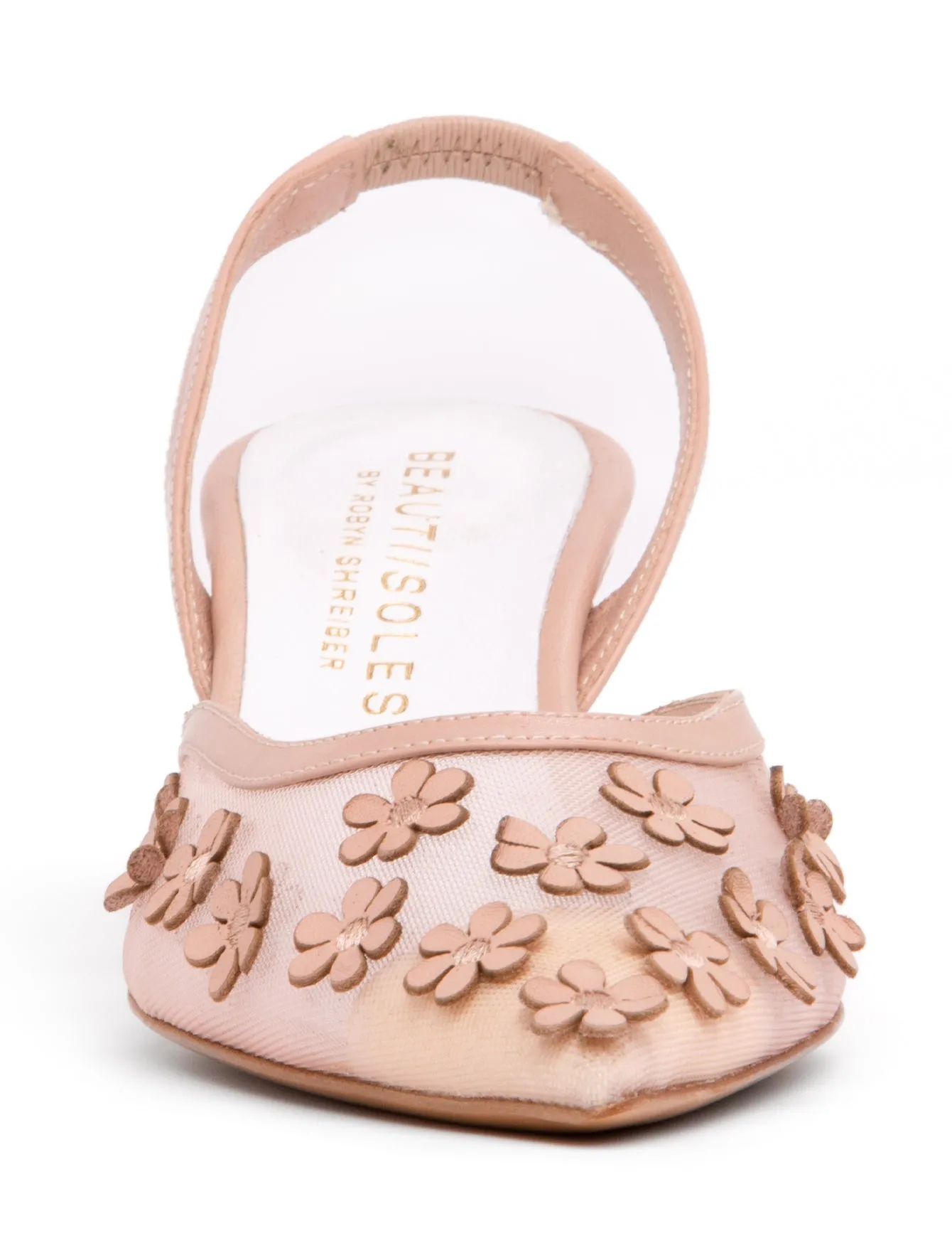 Lulu Beige Mesh Sandal