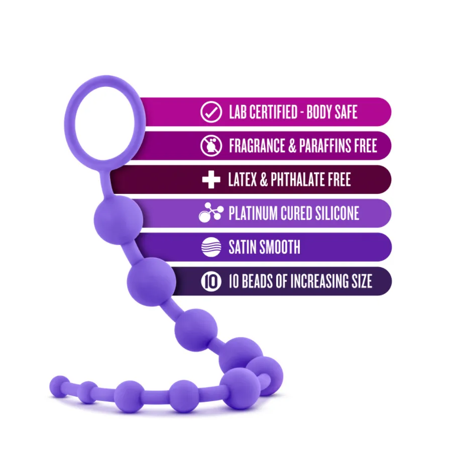 Luxe Silicone Beads 10 (Purple)