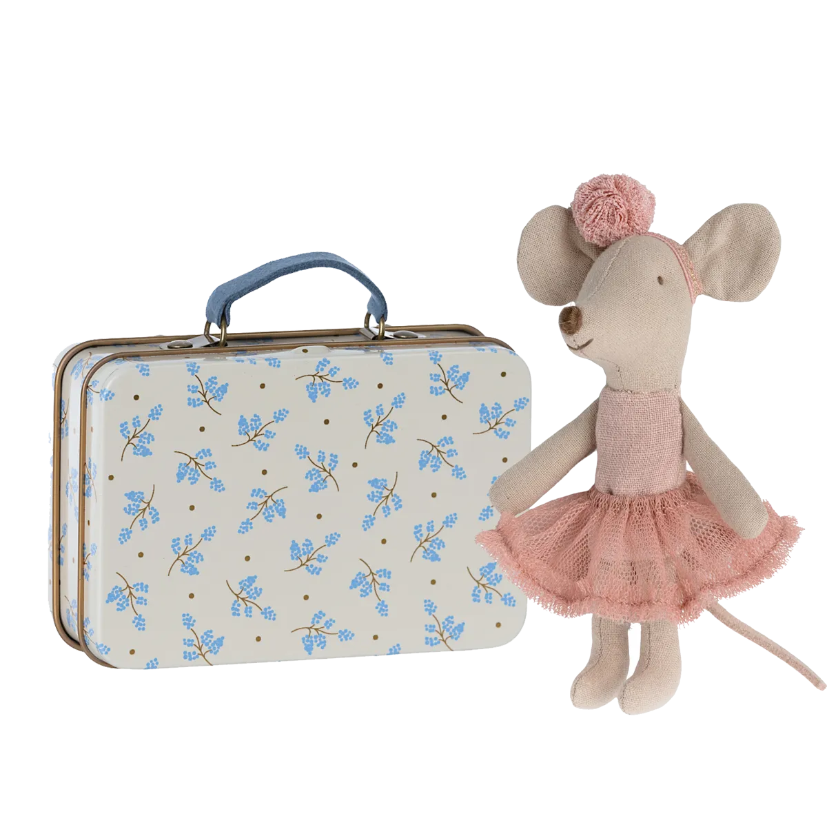 Maileg Little Sister Rose Ballerina & Suitcase