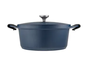 Maxwell & Williams Agile 28cm Casserole 6.3ltr Navy