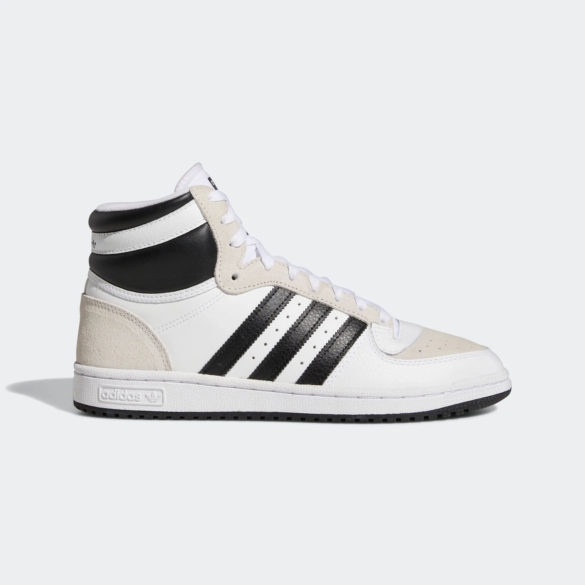 Men’s adidas Originals Top Ten RB Shoes White Black