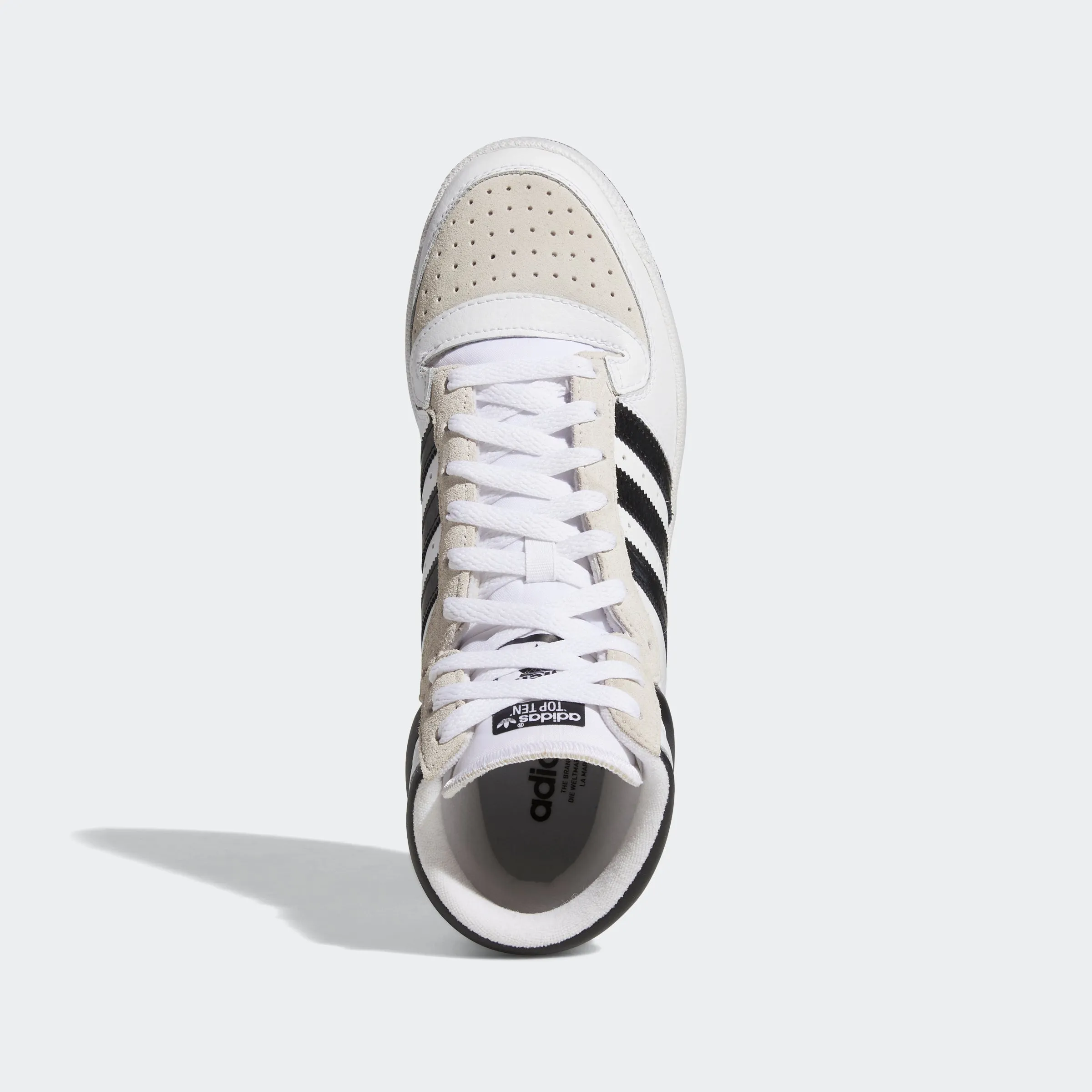 Men’s adidas Originals Top Ten RB Shoes White Black