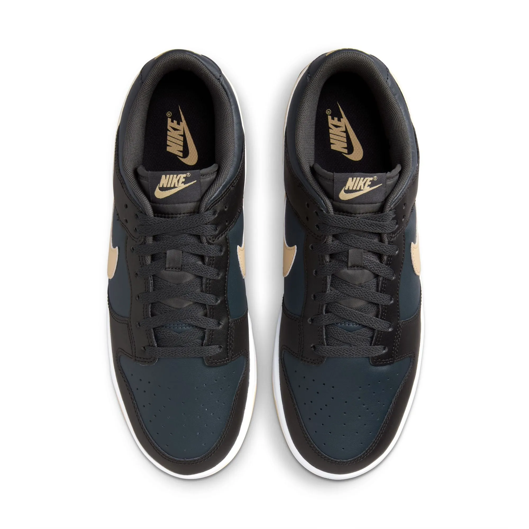 MENS NIKE DUNK LOW RETRO (BLACK/SESAME/ANTHRACITE)