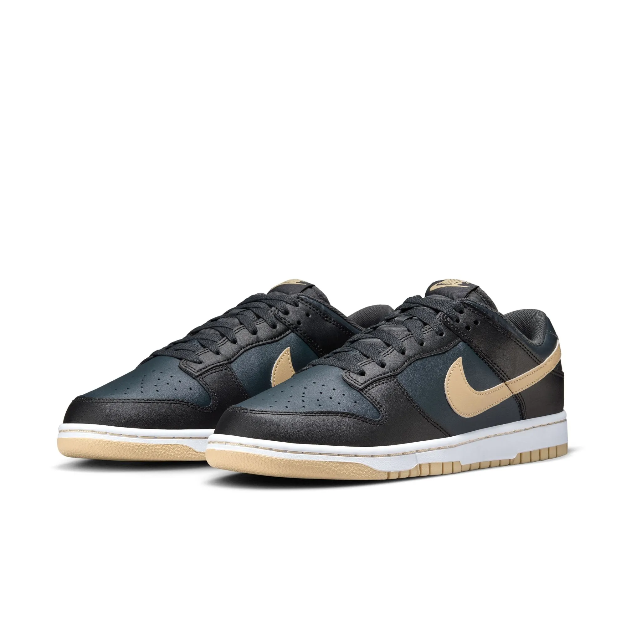 MENS NIKE DUNK LOW RETRO (BLACK/SESAME/ANTHRACITE)