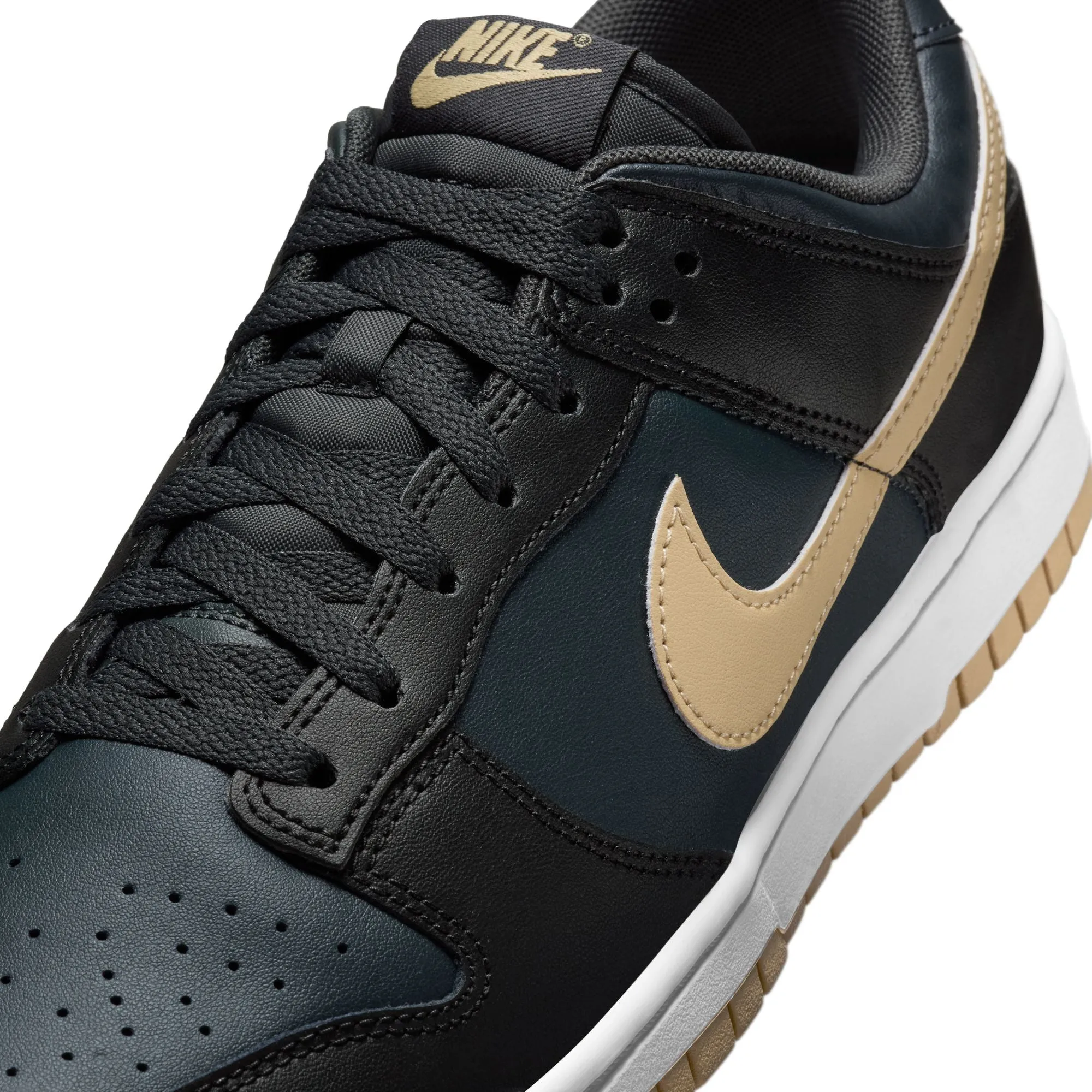 MENS NIKE DUNK LOW RETRO (BLACK/SESAME/ANTHRACITE)