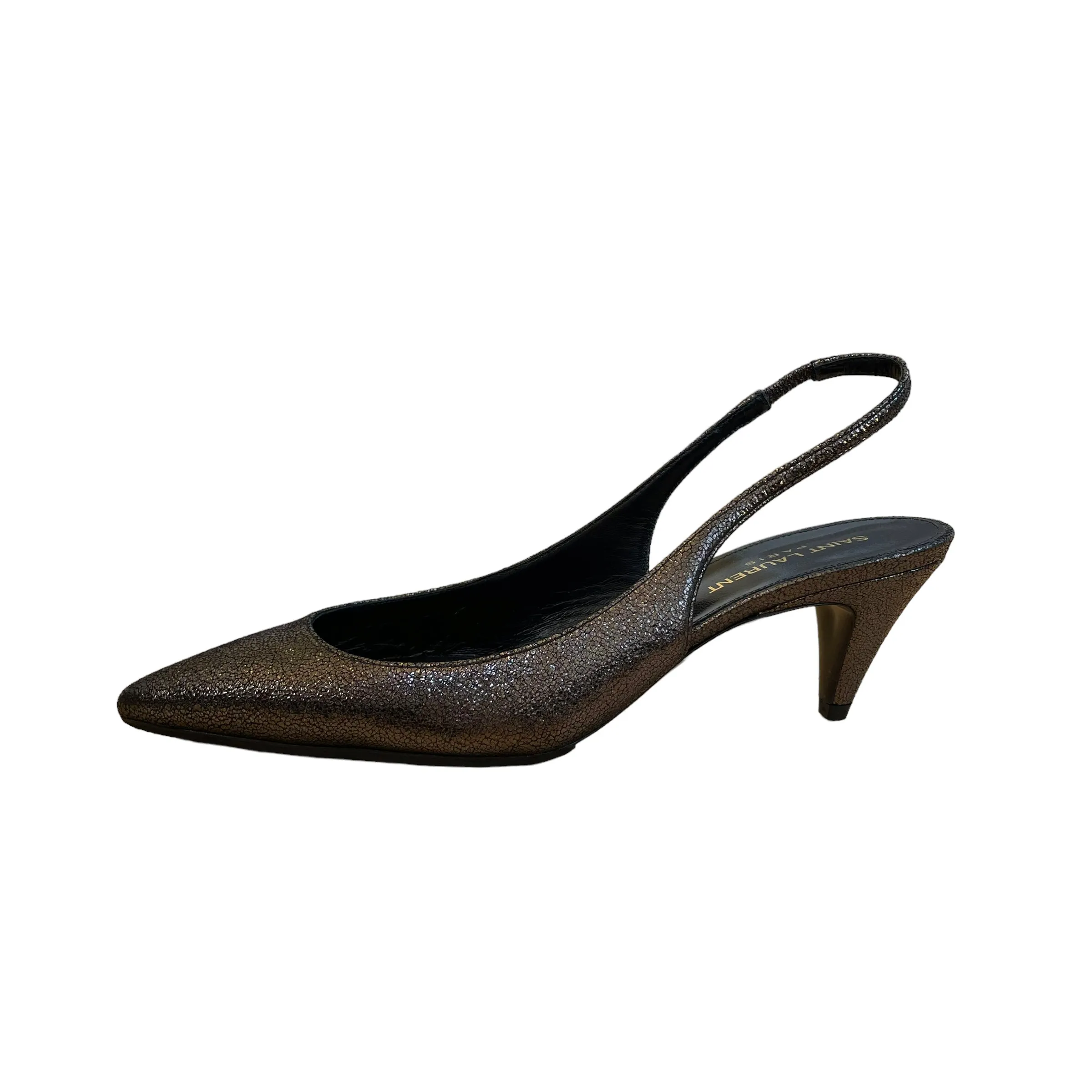 Metallic Slingback Heels - 7.5