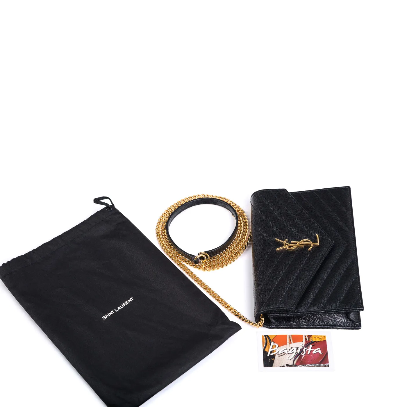 Monogram Envelope Chain Wallet