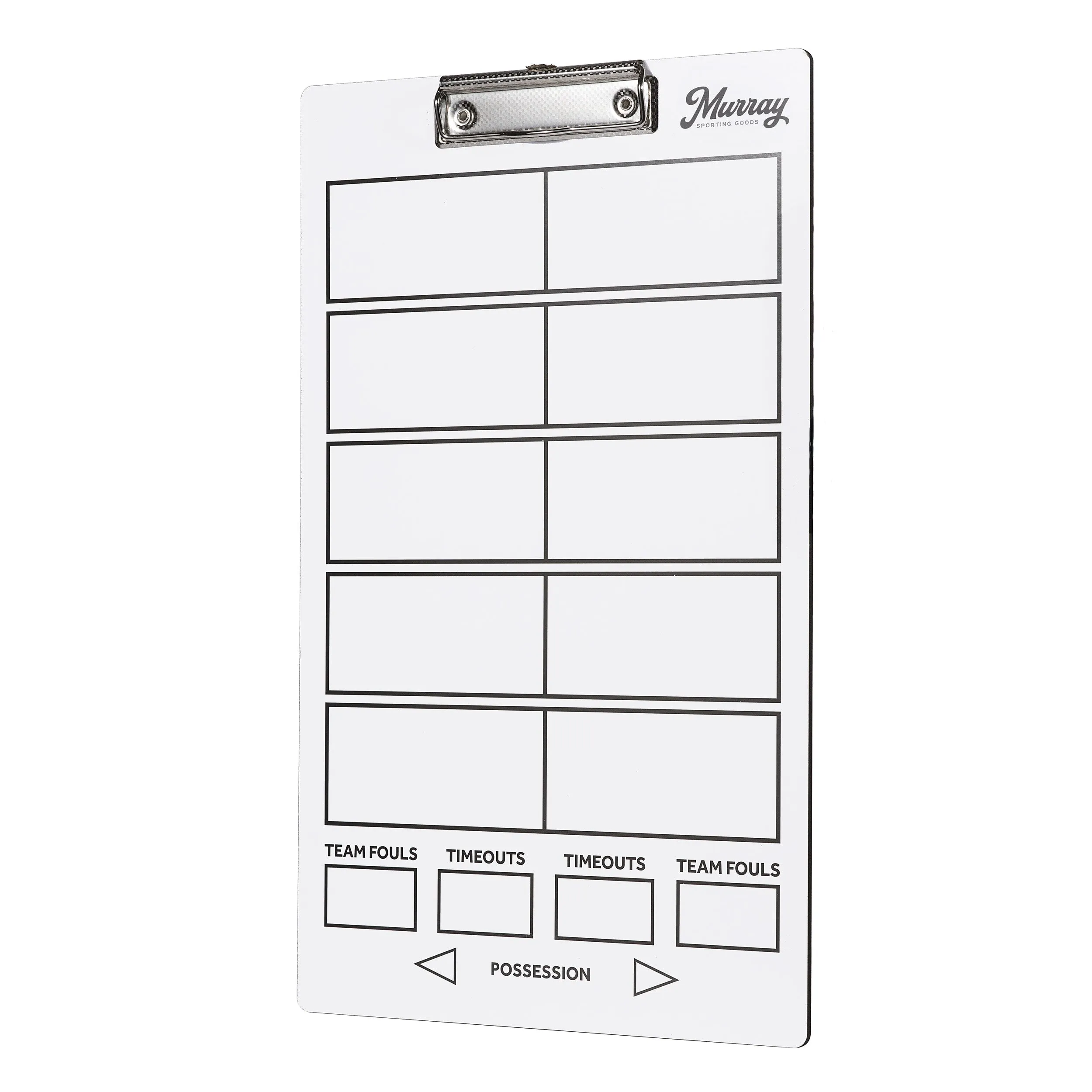 Murray Sporting Goods Basketball Timeout Dry Erase Coaches Clipboard