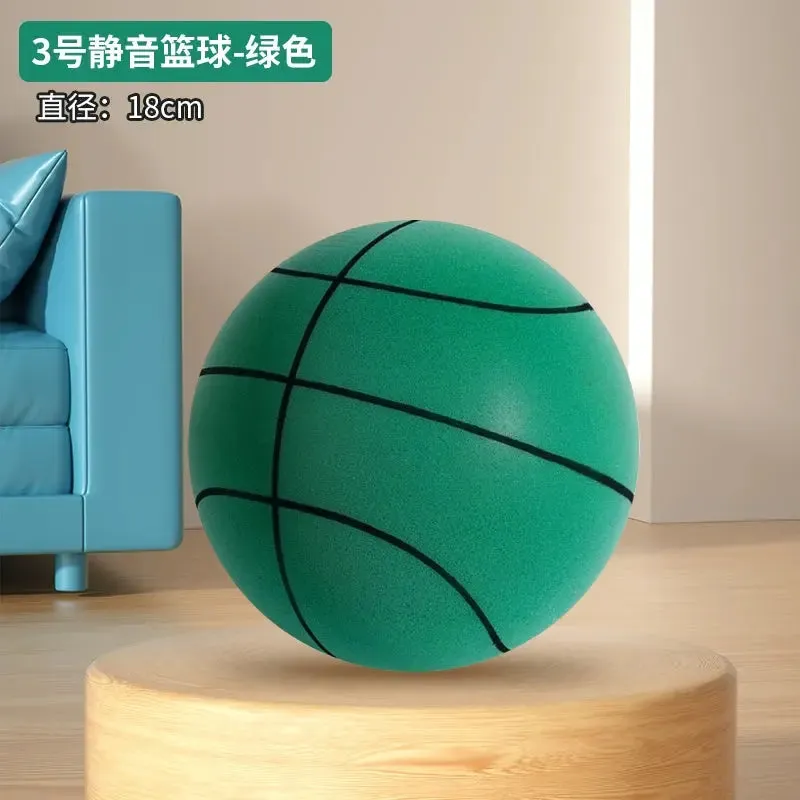 Mute Basketball No. 7 Ball for Basketball Training No. 5 Indoor Home Kids Adult Silent Professional Pat Ball