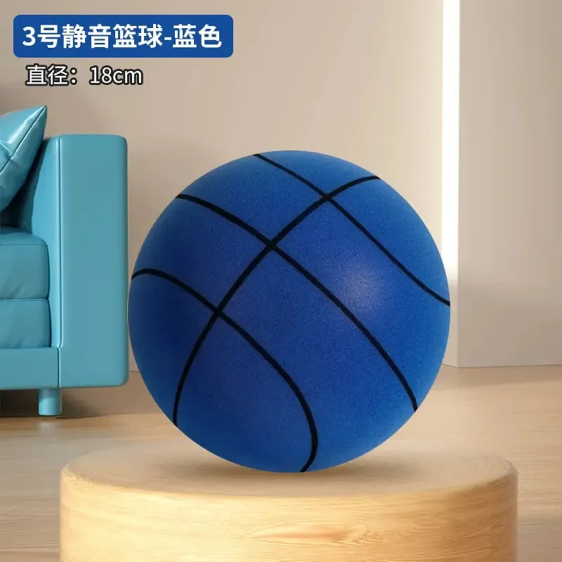 Mute Basketball No. 7 Ball for Basketball Training No. 5 Indoor Home Kids Adult Silent Professional Pat Ball