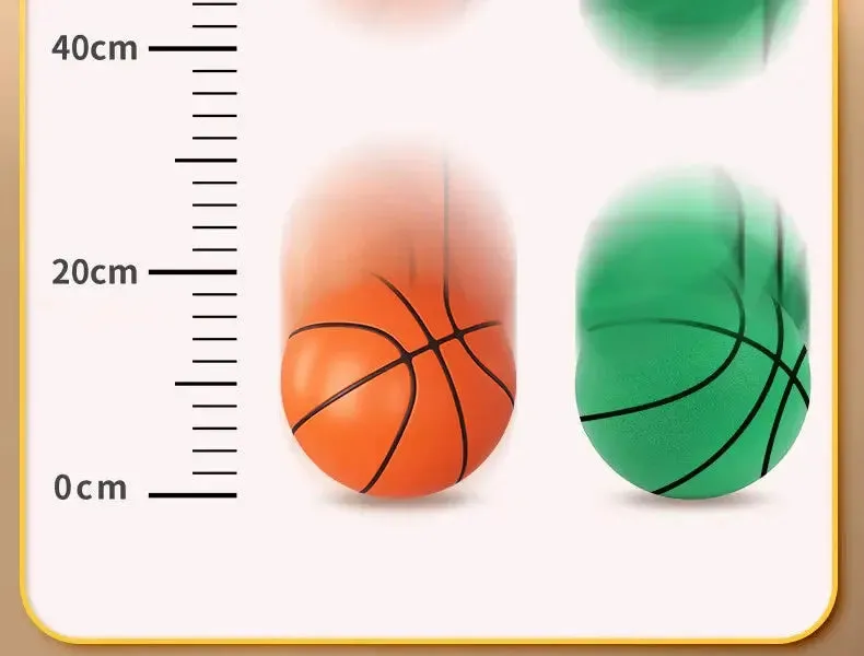 Mute Basketball No. 7 Ball for Basketball Training No. 5 Indoor Home Kids Adult Silent Professional Pat Ball