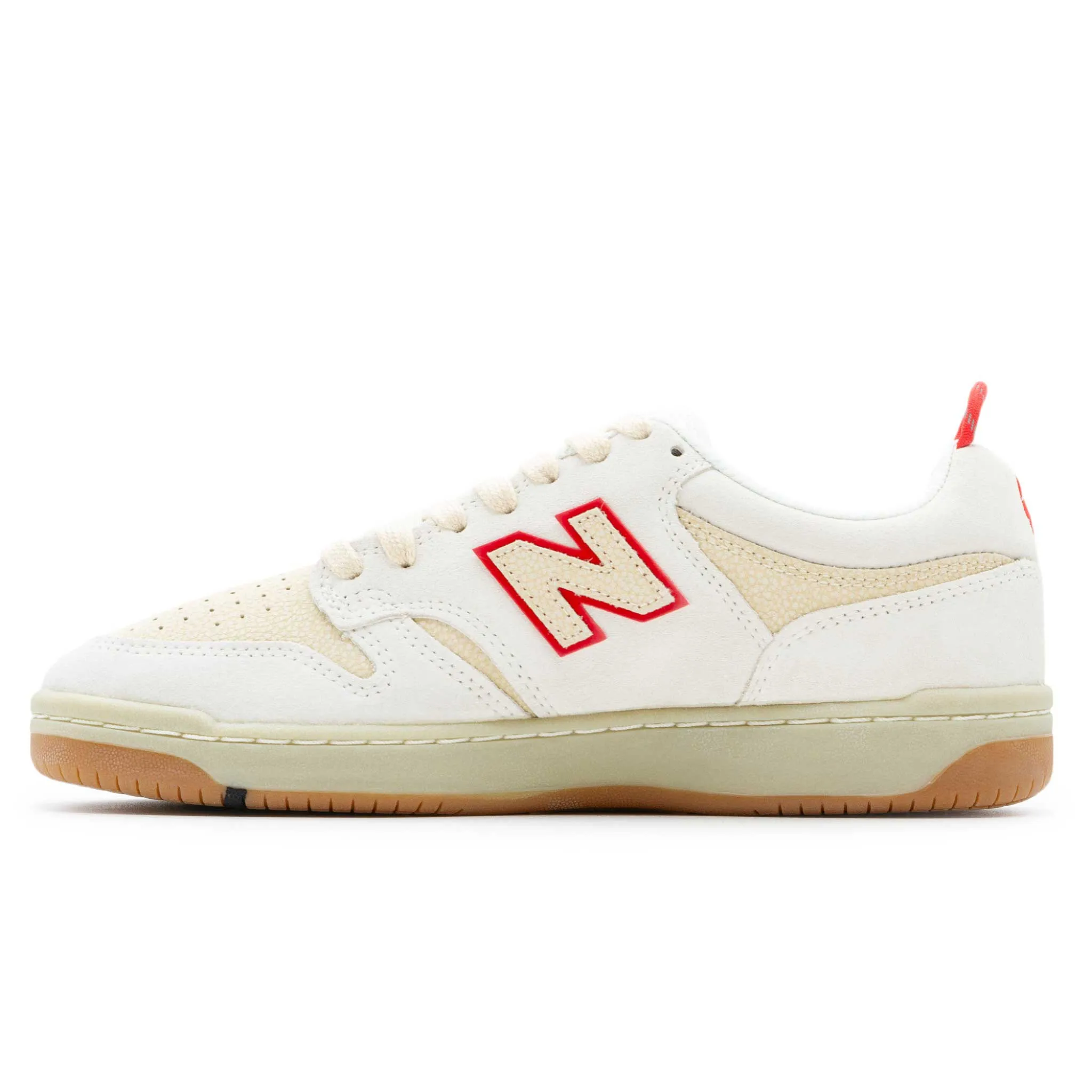 New Balance NM480 x Chocolate Shoes - Sea Salt/Red