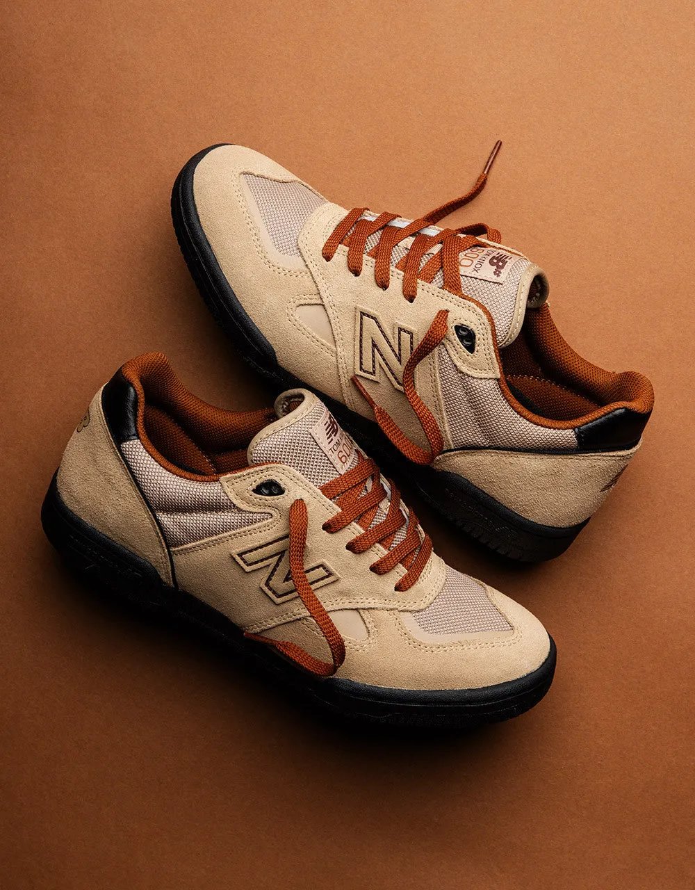 New Balance Numeric 600 Tom Knox Skate Shoes - Tan/Black