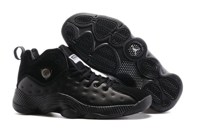 Nike Air Jordan Jumpman Team II All Black Shoes Basketball Men !!! CYBER MONDAY SALE !!!