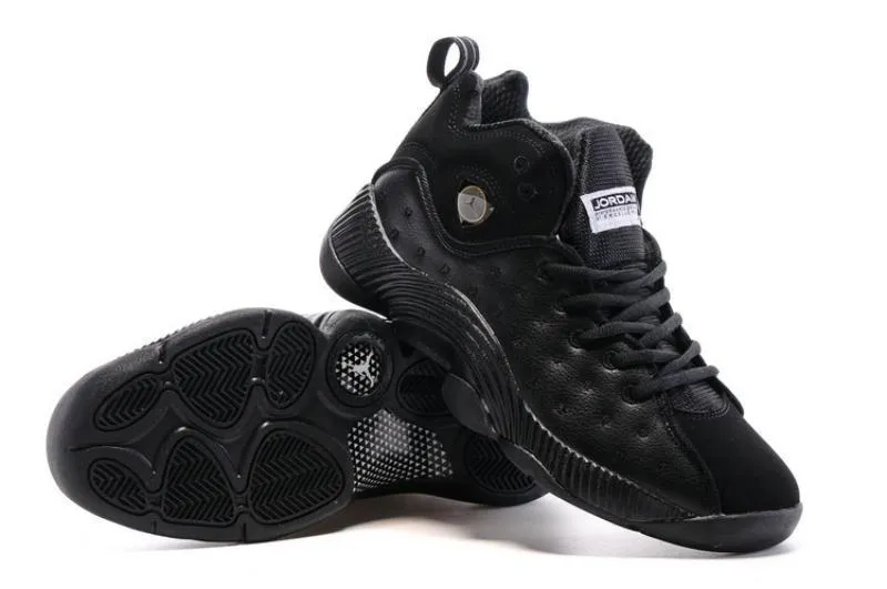 Nike Air Jordan Jumpman Team II All Black Shoes Basketball Men !!! CYBER MONDAY SALE !!!