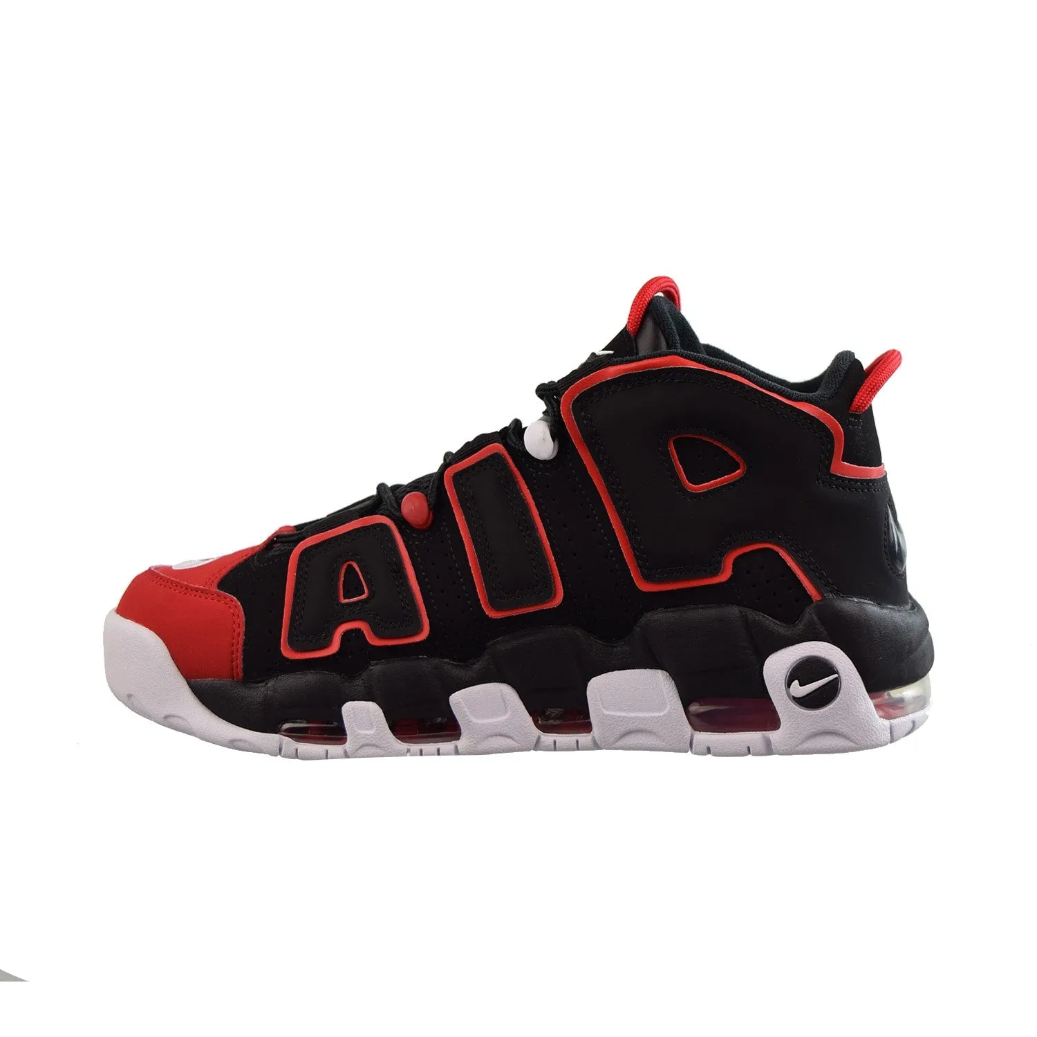 Nike Air More Uptempo '96 Men's Shoes Black-Red-White