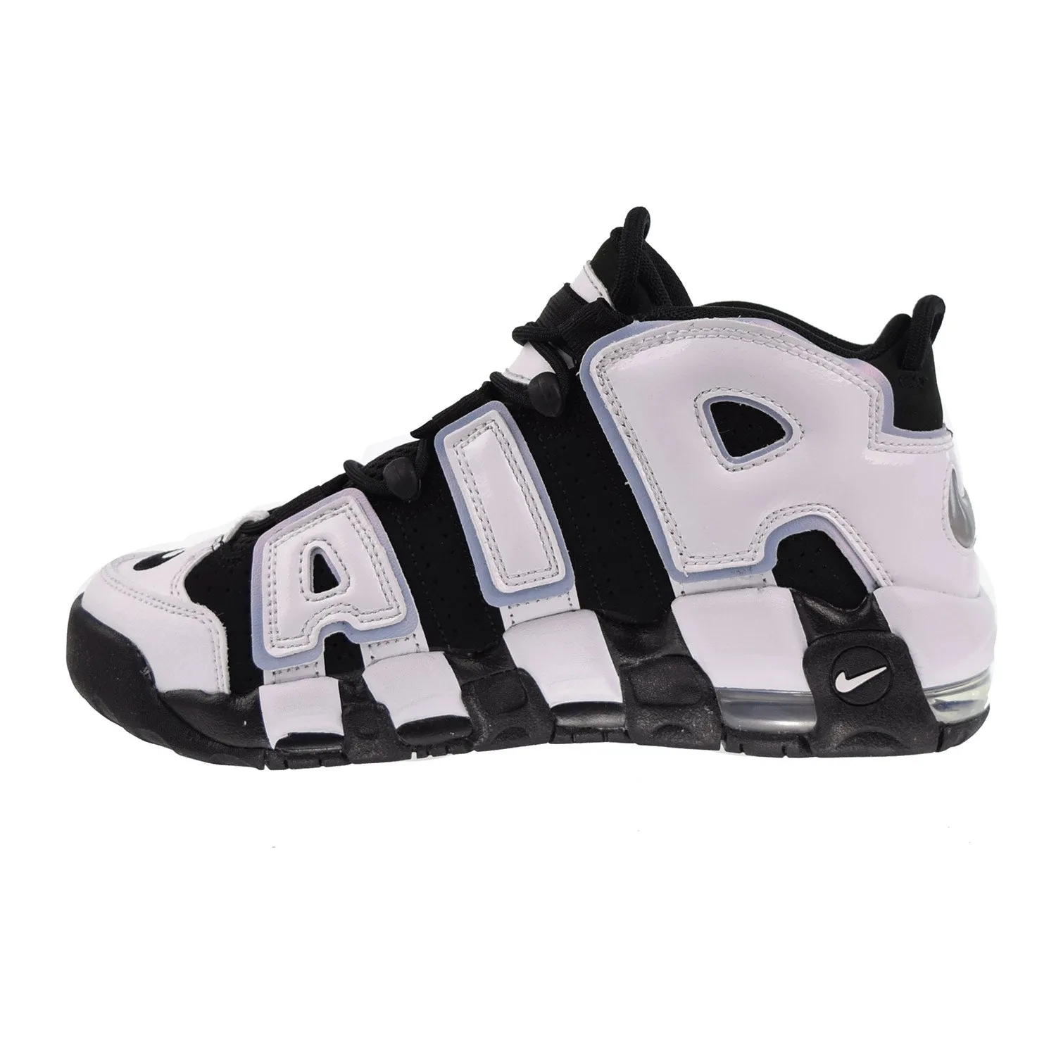 Nike Air More Uptempo "Cobalt Bliss" (GS) Big Kids' Shoes Pippen Black-White