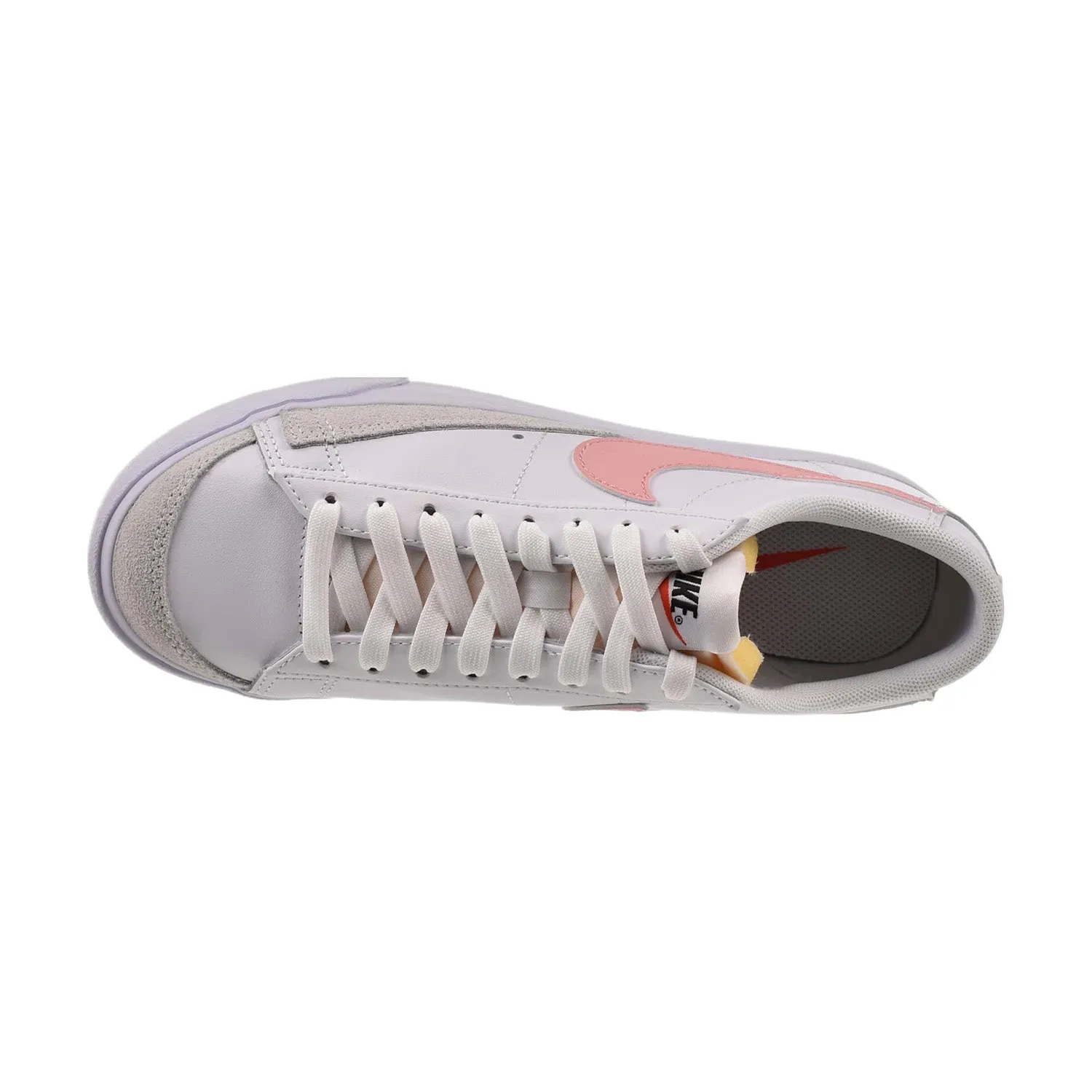 Nike Blazer Low Platform Women's Shoes White-Pink Glaze