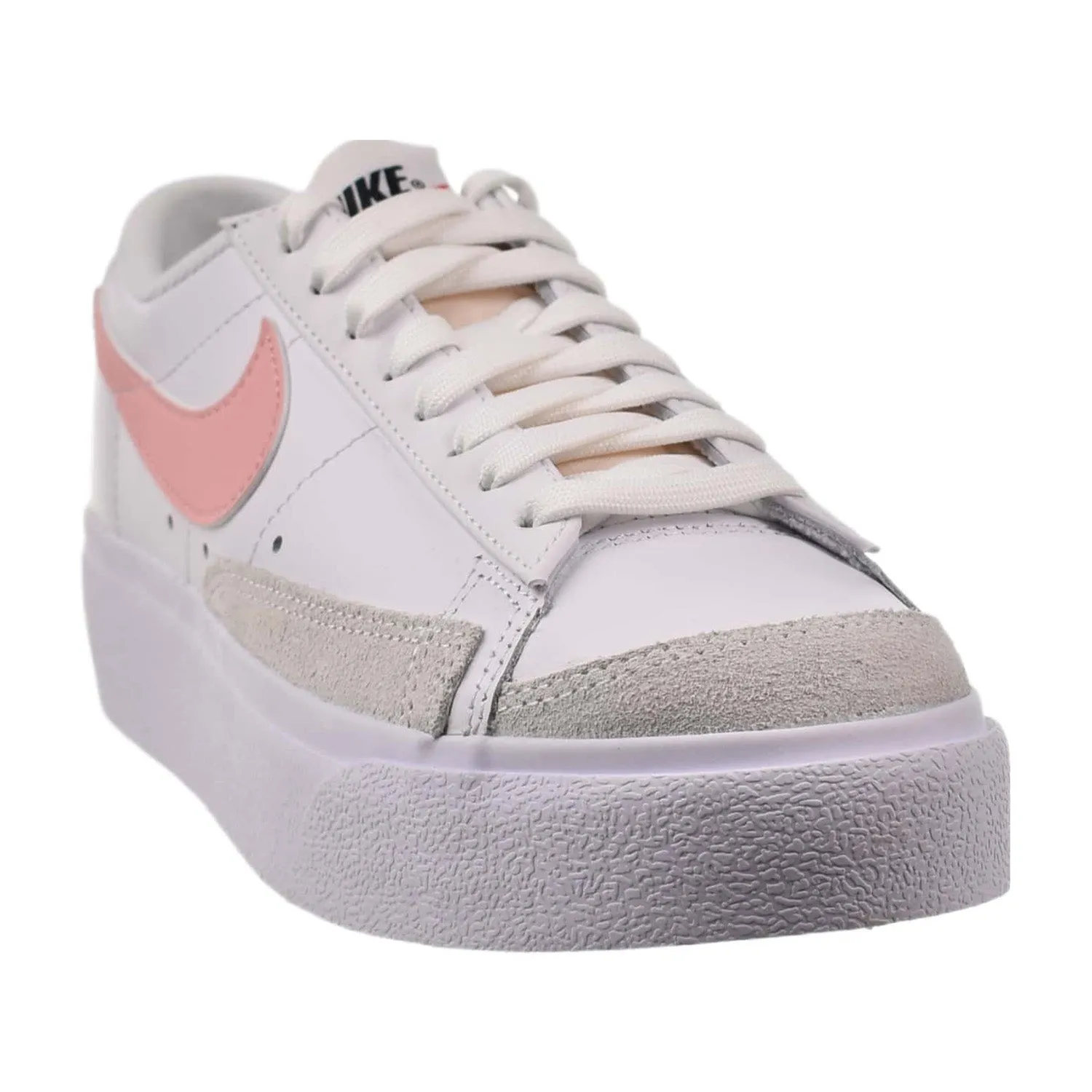 Nike Blazer Low Platform Women's Shoes White-Pink Glaze