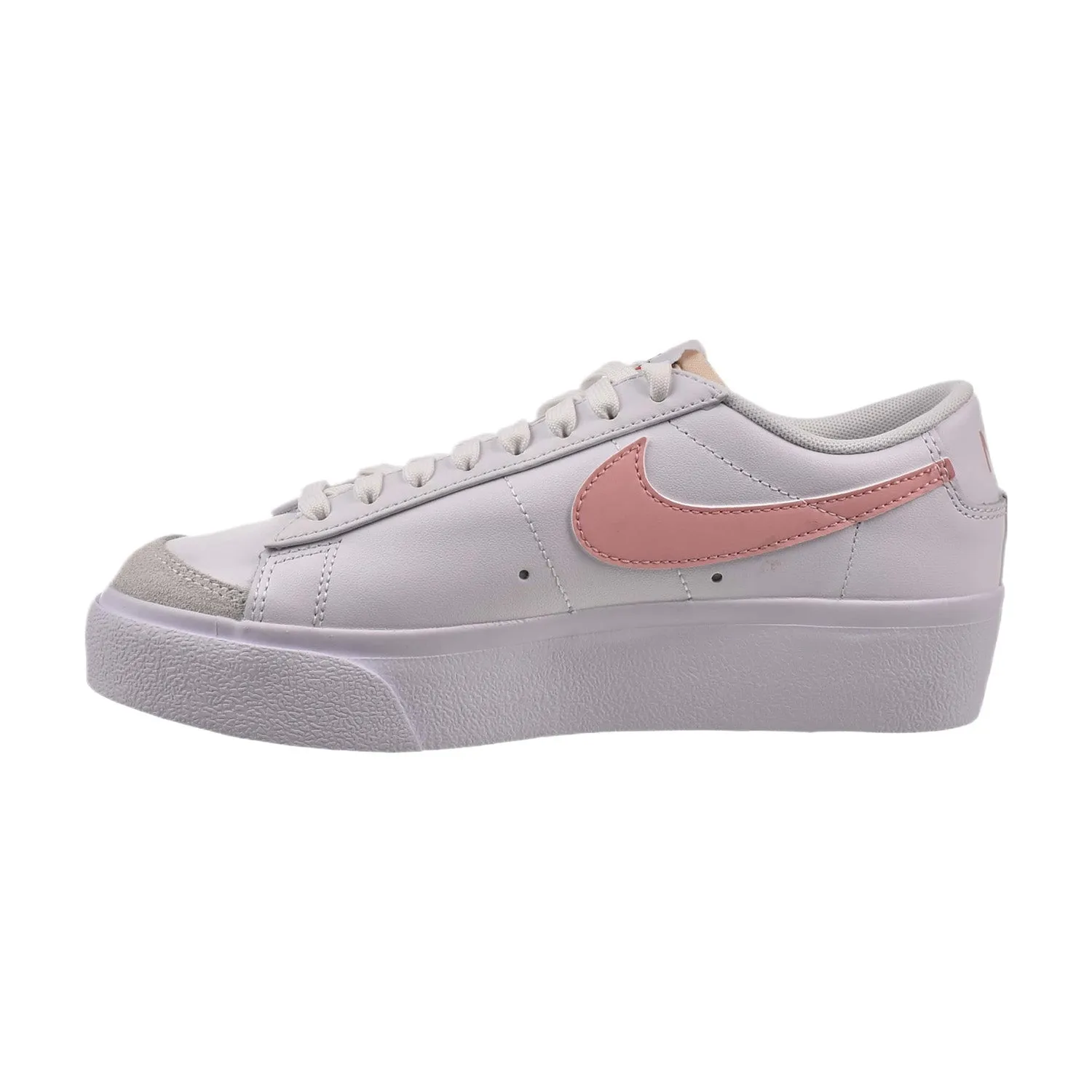 Nike Blazer Low Platform Women's Shoes White-Pink Glaze